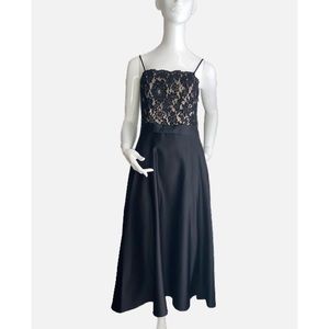 Betsy & Adam by Jaslene Lace Overlay Camisole Dress 6